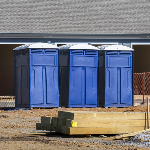 is there a specific order in which to place multiple portable restrooms in Moraga